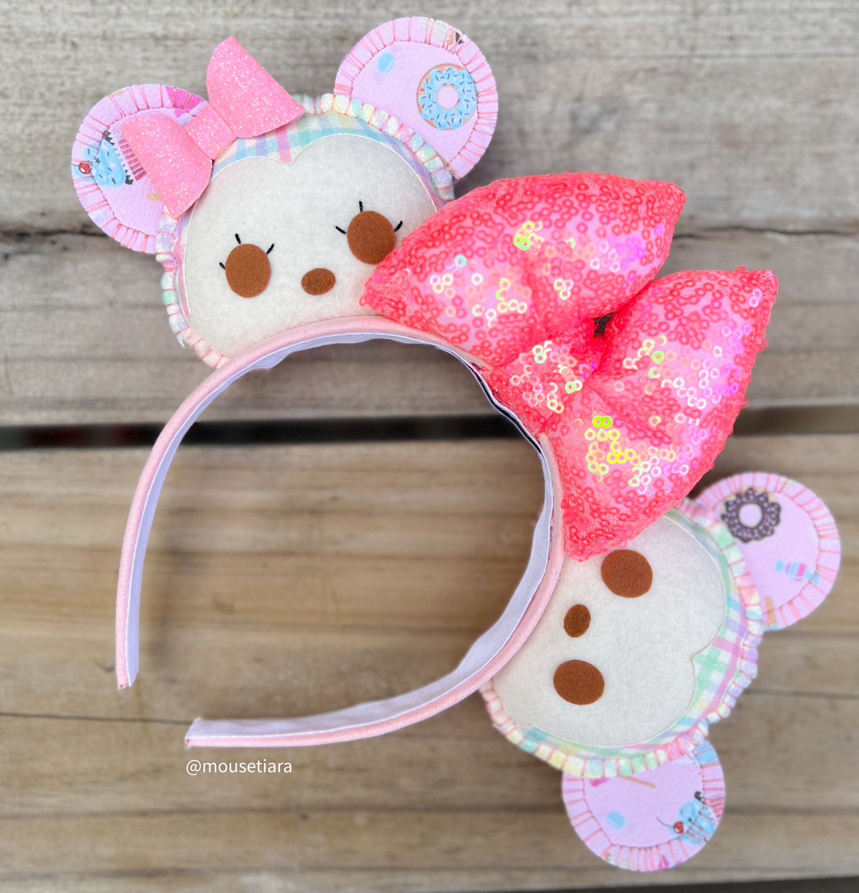 Mickey X Louis V Minnie Ears, Crystal Minnie Ears, Face Mask