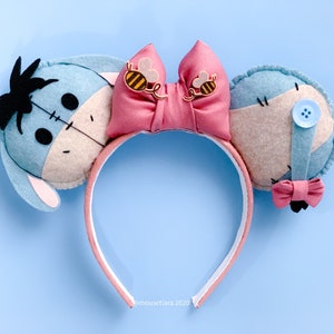 Minnie Ohren | Eeyore Ohren | Winnie pooh | Esel Disney Mickey Ohren Hand made | Herbst Weihnachten Disney Geschenk