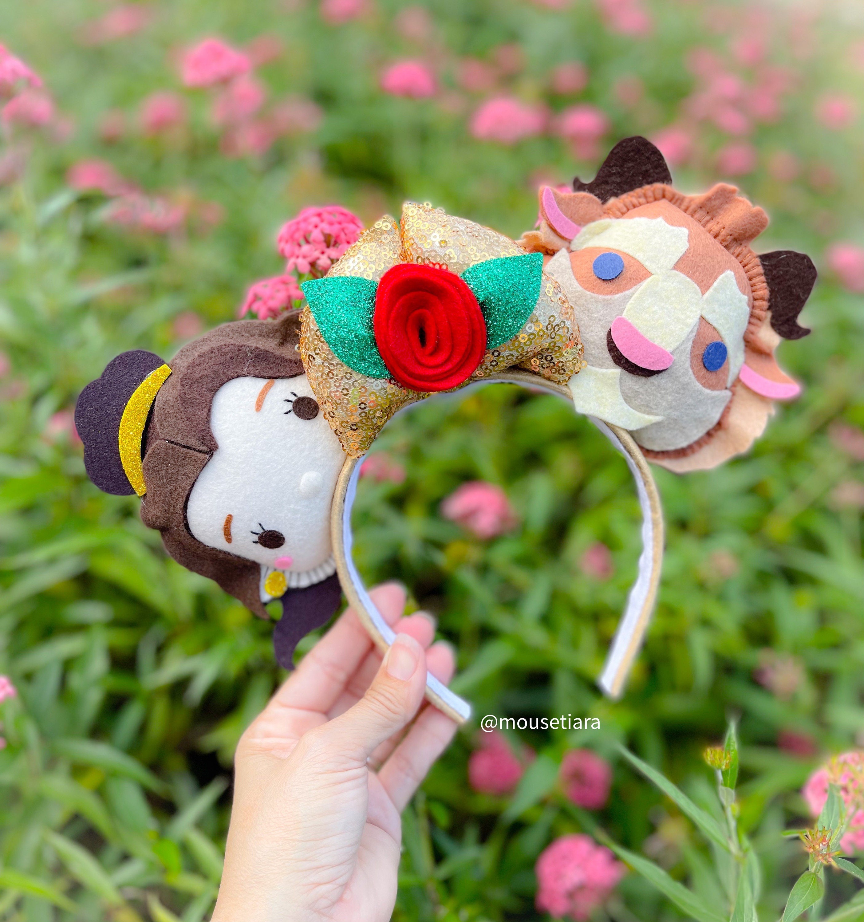 Disney Ears Mickey Ears Beauty and the Beast Ears Belle Headband