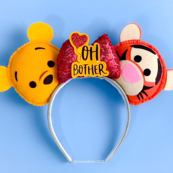 Mickey Ears Disney Ears Tsum Tsum Tigger Winnie the Pooh Mickey Ears Headband Ufufy Disney  Eeyore | Graduation Gifts for Her or Him
