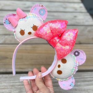 Mickey Ears Disney Ears Kawaii Ice Cream Ears  Minnie Mouse Headband