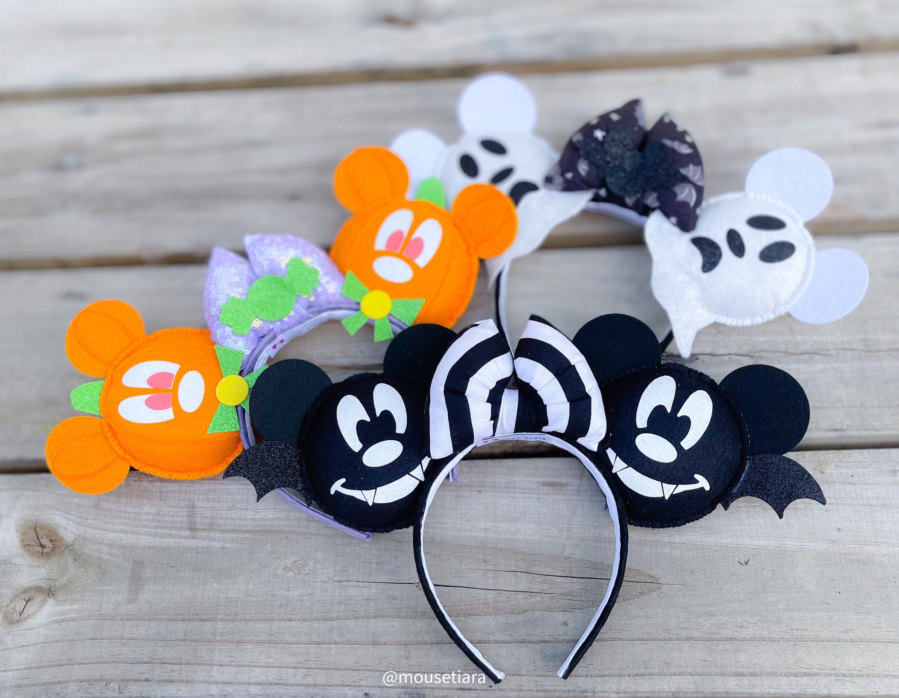 Handmade Mickey Bat Ears Official Bats Day in the Fun Park® Bat Wing Ear Kit | Bats  main image 2