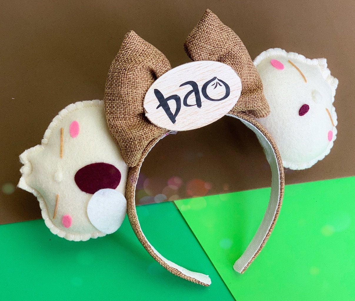 Disney Bao Mickey Mouse Ears Mickey Ears Pixar Bao Crying and Looking Shocked Tsum Tsum  main image 2