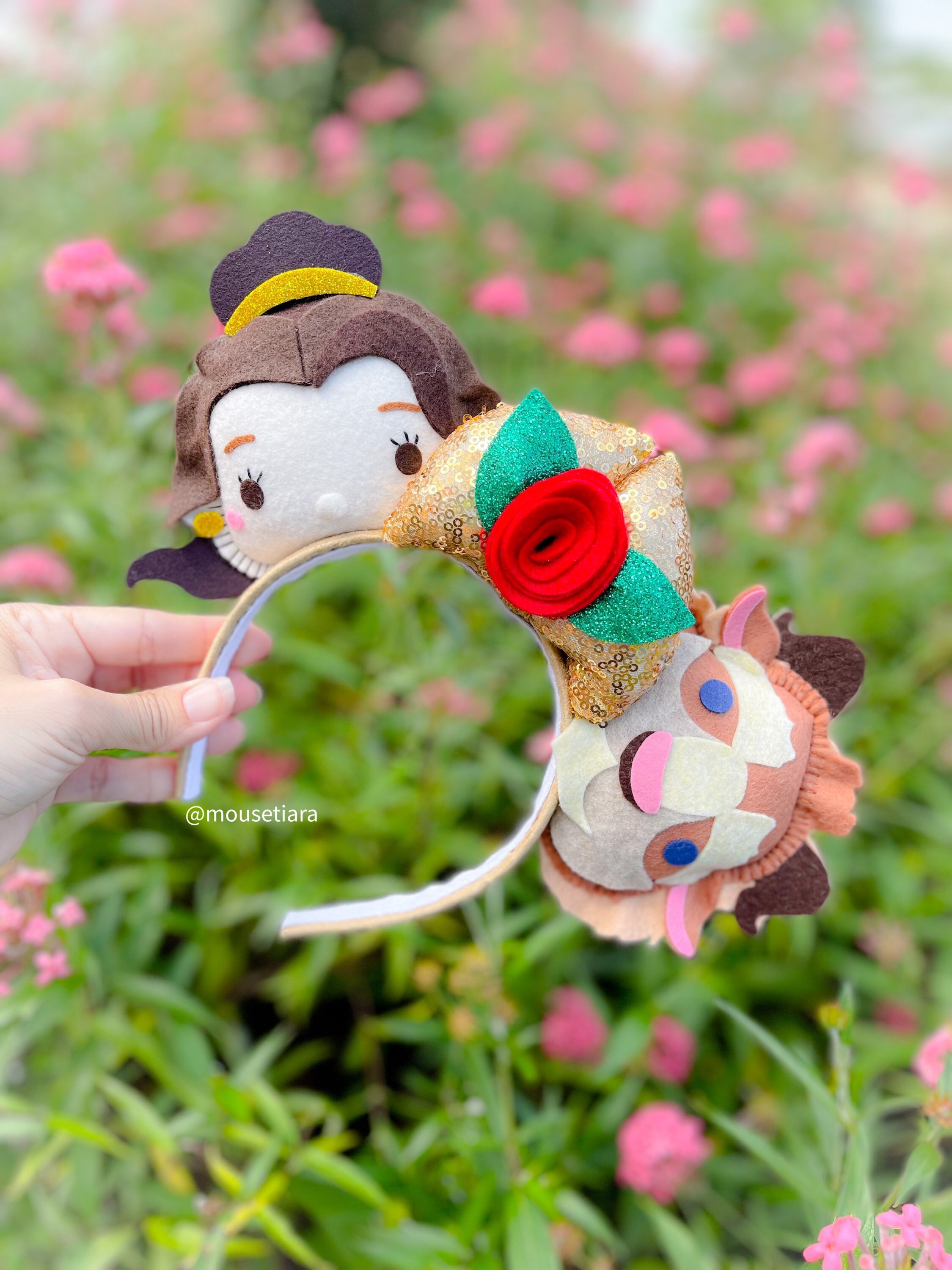 Disney Ears Mickey Ears Beauty and the Beast Ears Belle Headband