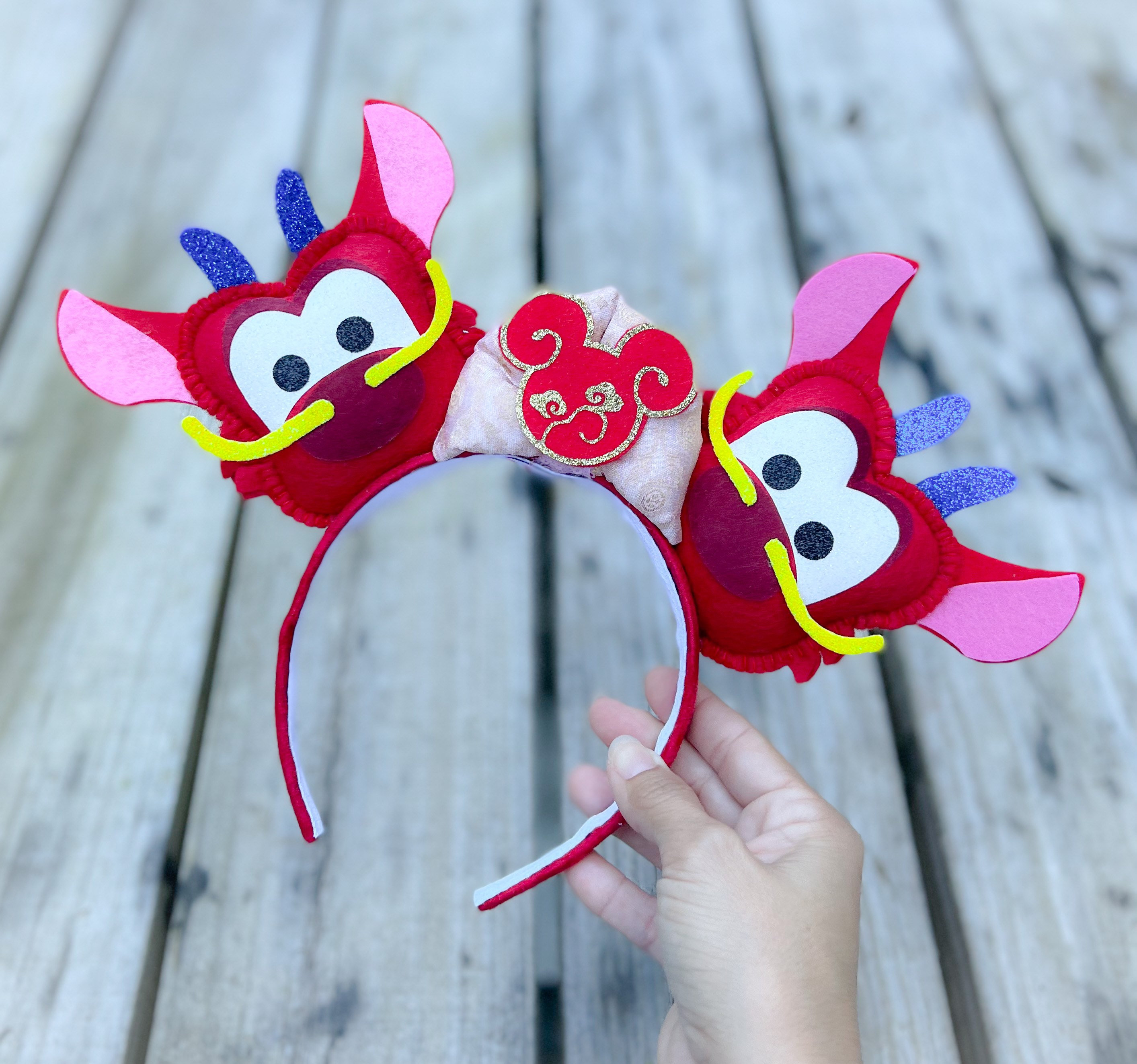 Disney Shanghai Disney Resort Mushu Red Dragon Ear Headband 2024 New Year Lunar New Year Collection on shopDisney - Year of the Dragon  main image 4