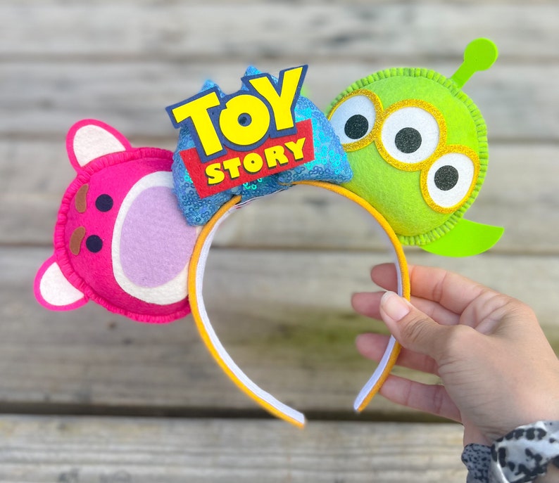 Mickey Ears Toy Story Alien and Lotso Mickey Mouse Ears Etsy