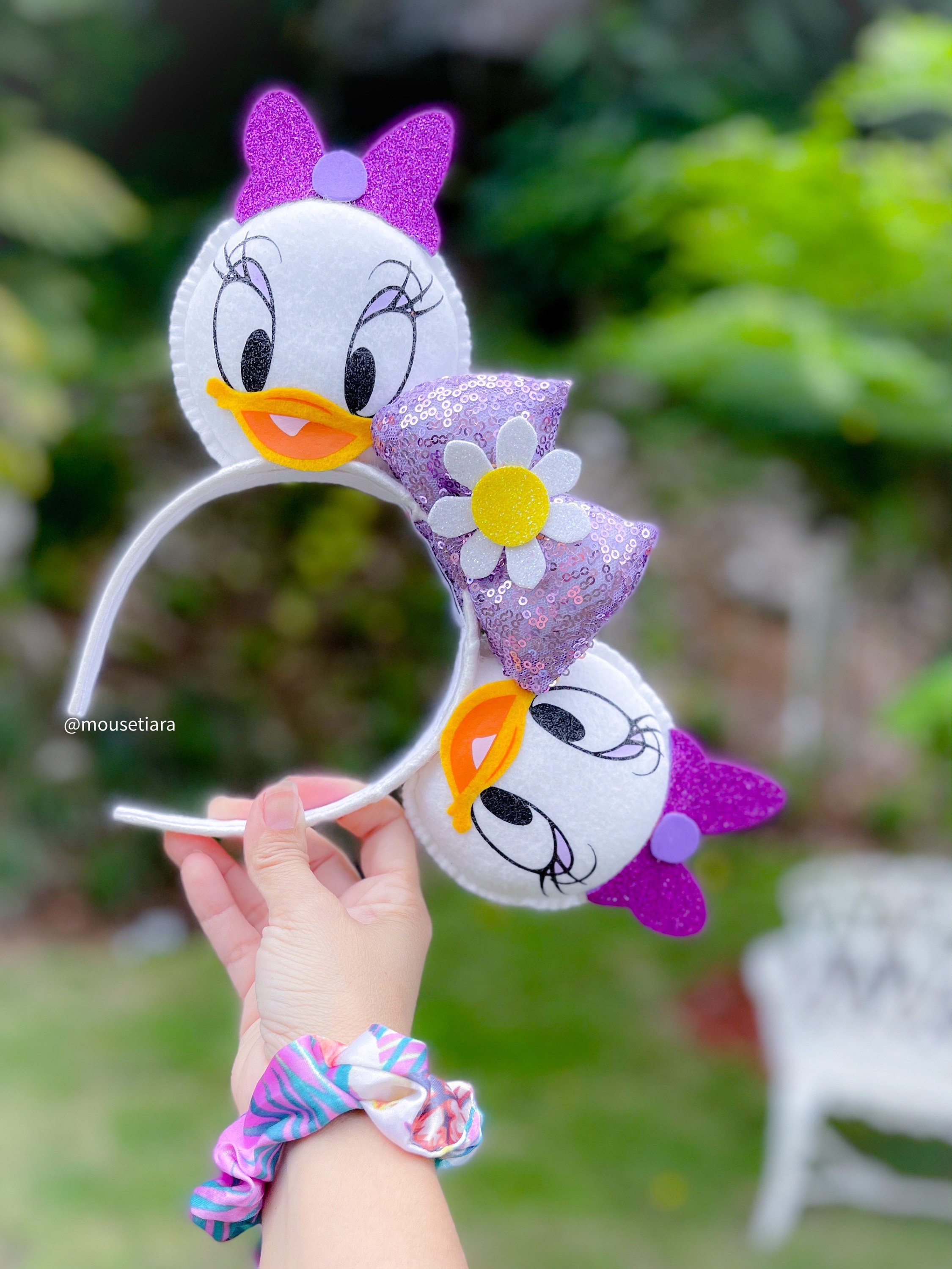 Boucles D'oreilles Daisy Duck (Dingo) - Neuf Sans Emballage - Bijou Fantaisie Disney