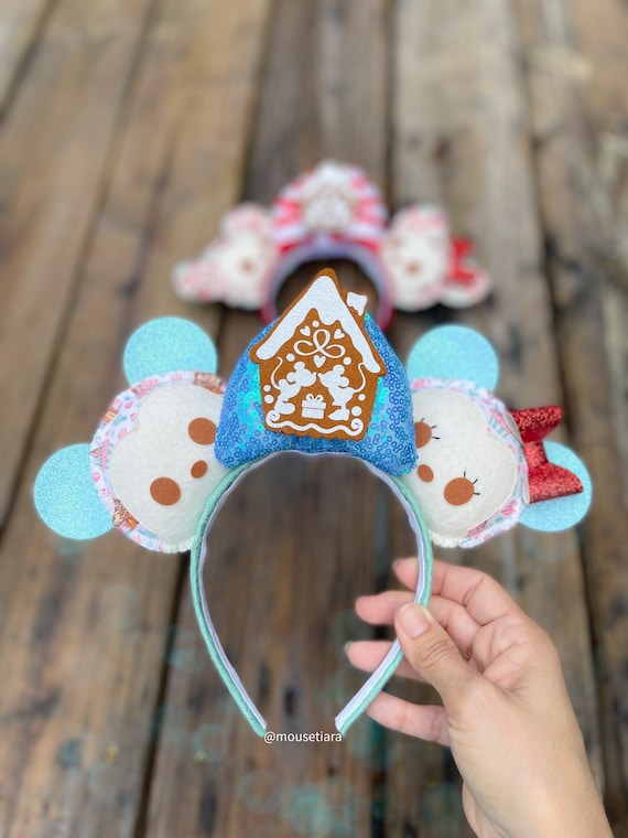 Minnie Mouse Ears Headband: Christmas Cookies NEW NWT DISNEY PARKS MICKEY MINNIE MOUSE CHRISTMAS COOKIES  main image 2