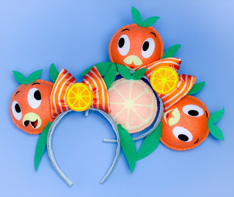 Mickey Ears Disney Ears Orange Citrus Bird Mickey Mouse Ears Etsy