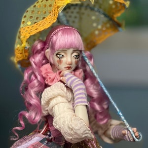 Ooak BJD Doll Full Set Clown Porcelain BJD Doll Made to Order | Forgotten Hearts | FHDolls  Graduation  Gifts for Her or Him