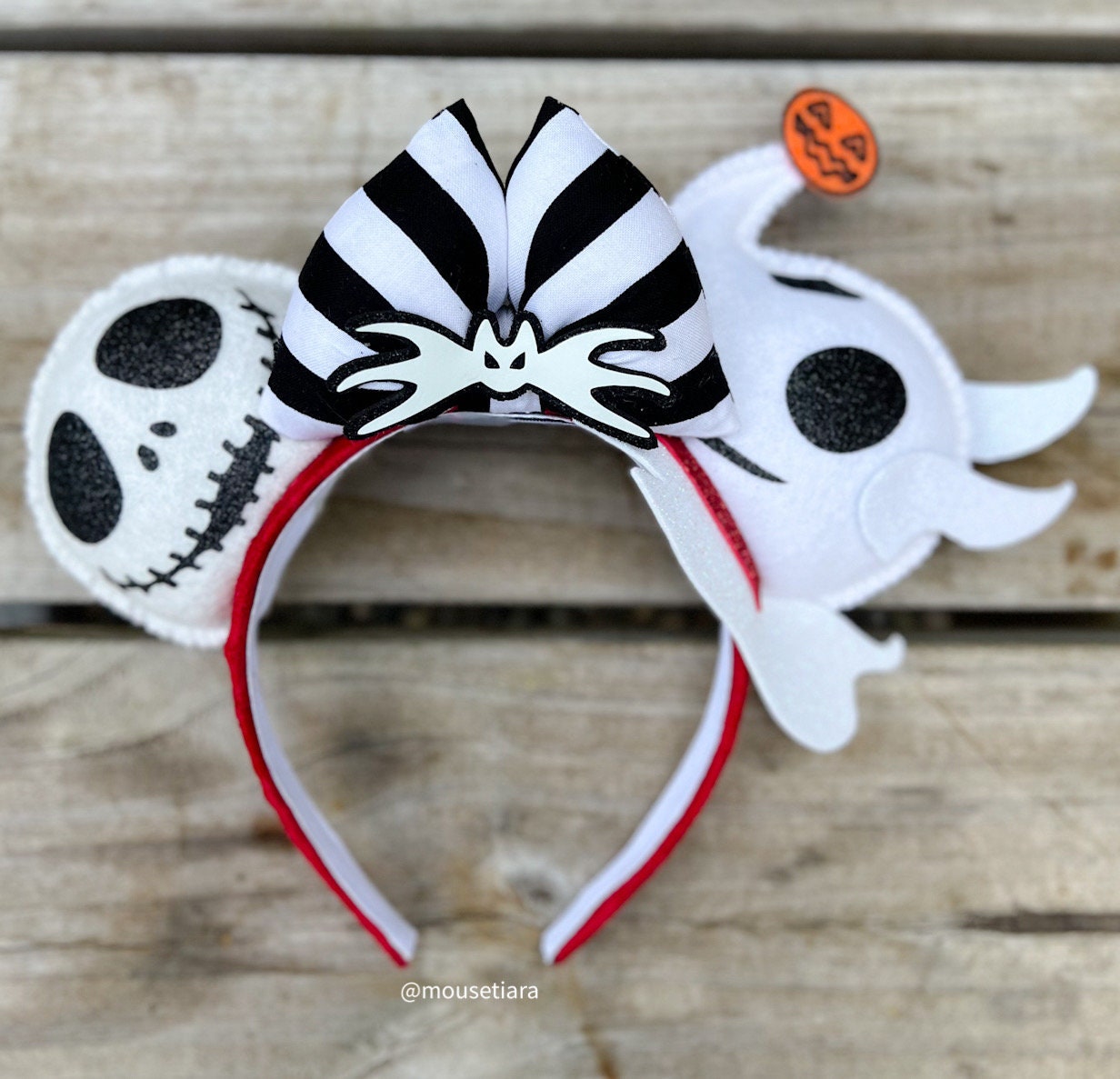 Disney Ears Nightmare Before Christmas Ears Jack and Sally 