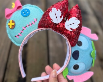 Mickey Ears |  Lilo and Stitch Minnie Mouse Ears | Tsum Tsum Ufufy Disney | Graduation Gifts for Her or Him   Graduation Ears Gift