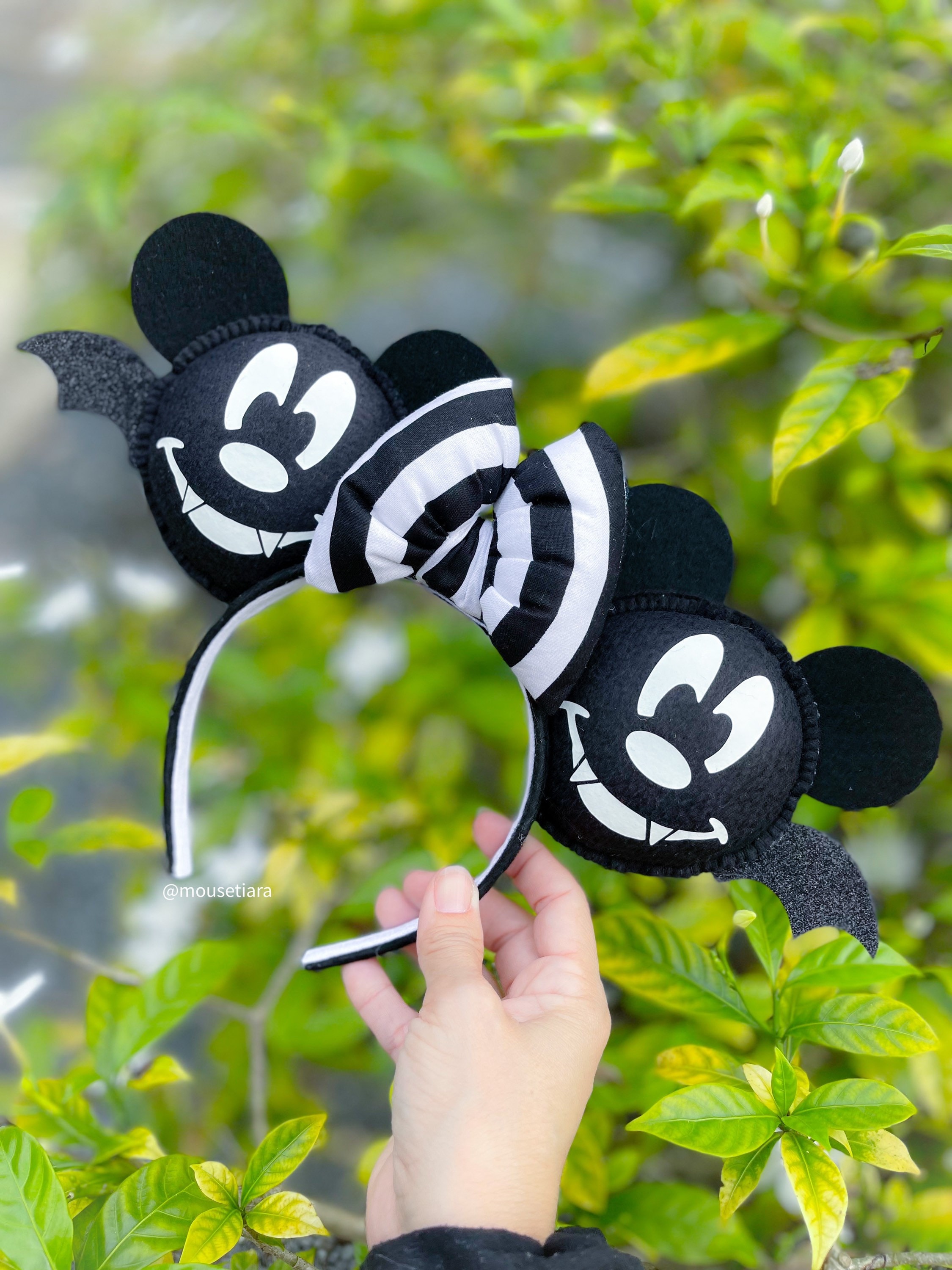 Mickey Ears | Vampire Bat Glow in the Dark Mickey Mouse Ears  display picture 3