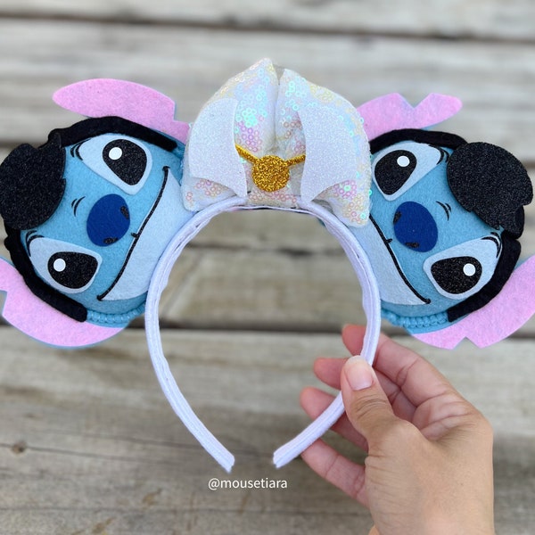 Disneyland Disney Mickey Ears | Elvis Stitch Lilo and Stitch inspired Minnie Mouse Ears Headband | Tsum Tsum