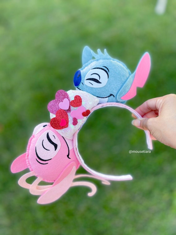 Mickey Ears | Valentines Kissing Angel and Stitch | Lilo and  display picture 3