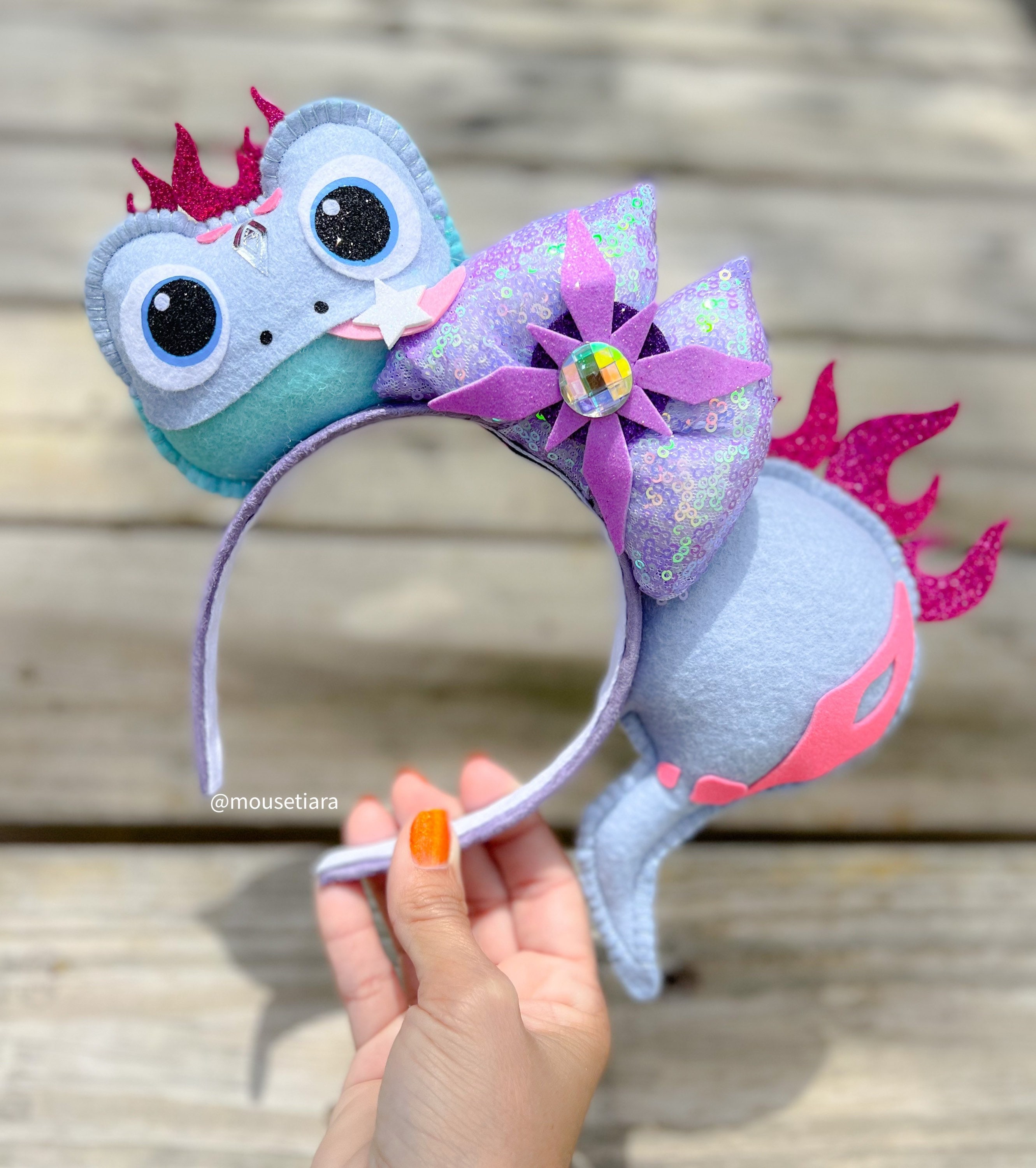 Disney Mickey Mouse Ears | Frozen 2 Fire Pink Bruni Ears 