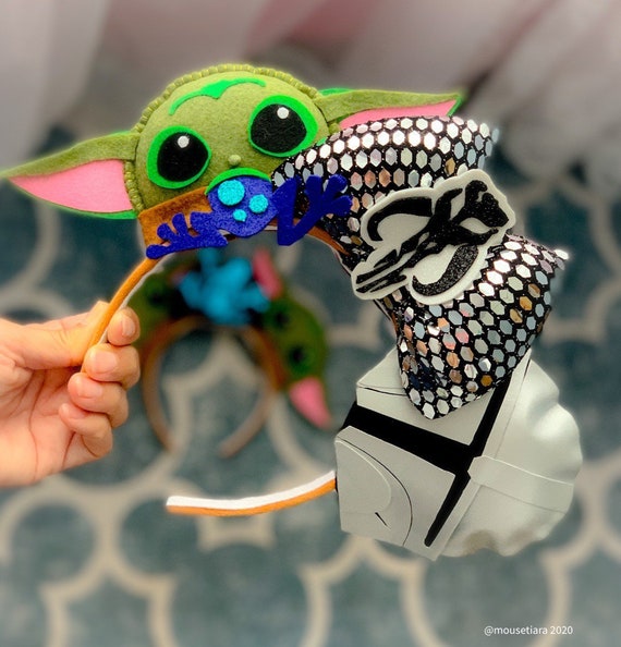 Mickey Ears the Child Eating Frog Bounty Hunter Inspired  display picture 1