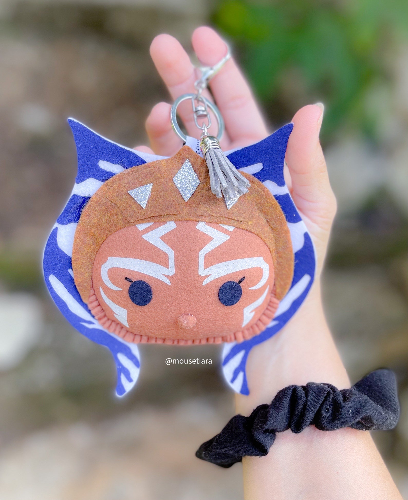 Ahsoka Tano Inspired Keychain for Backpack the Mandalorian Etsy