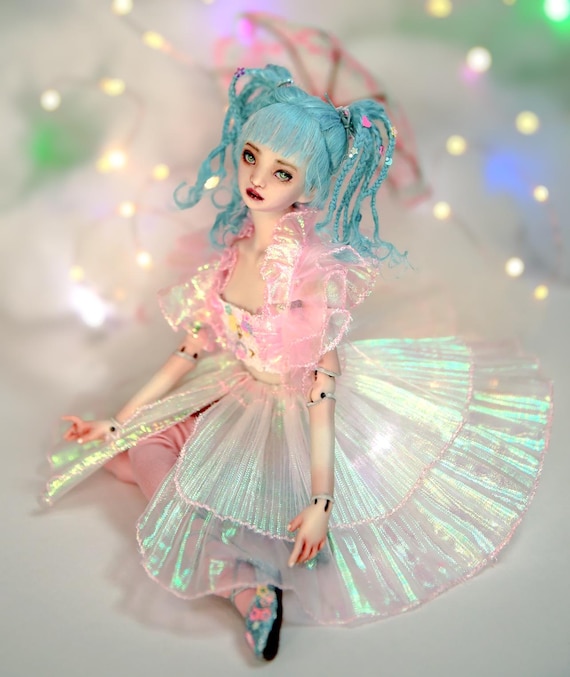 Pastel Rainbow Maya Full Set Doll Made to Order | Forgotten Hearts