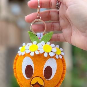 Mickey Ears | Disney Ears | Orange Citrus Bird keychain | Epcot  Minnie Mouse Ears Tsum Tsum Disney | Graduation Gifts for Her or Him