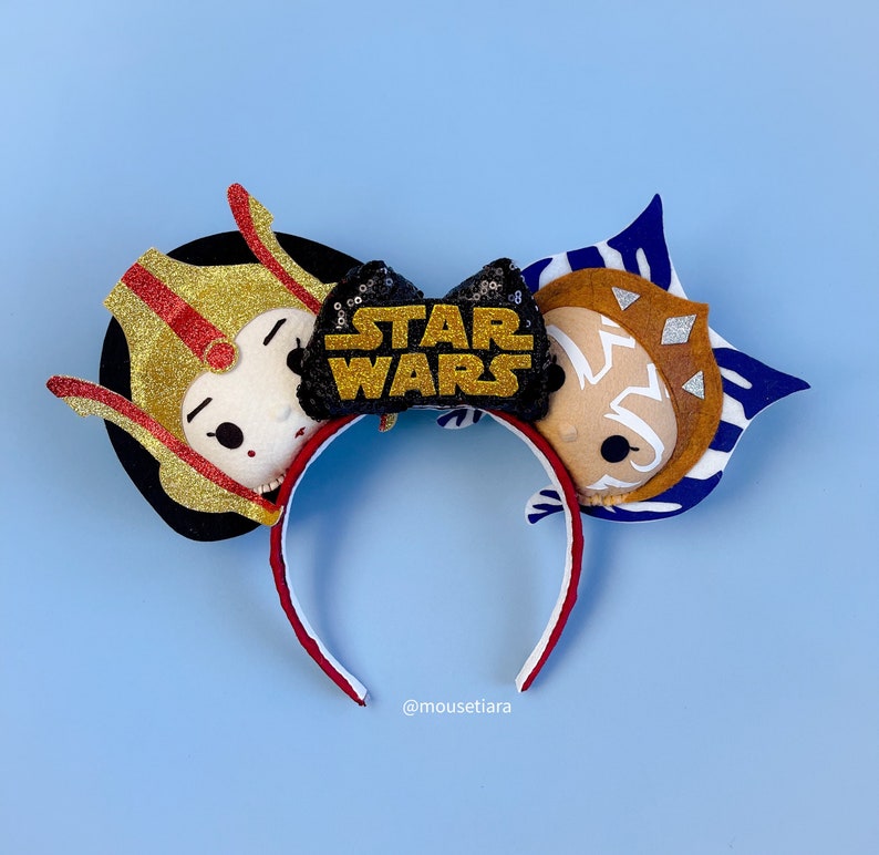 Mickey Ears Ahsoka Tano Queen Amidala Star Wars Clone Wars Etsy