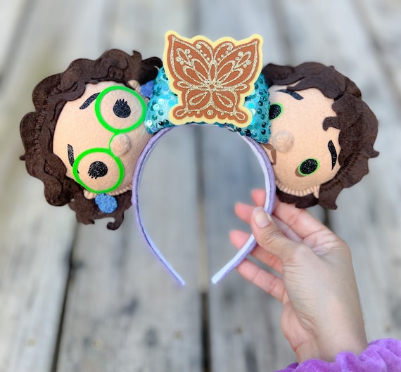 Encanto Mickey Ears Encanto isabela inspired Purple floral flower Disney Minnie  main image 3