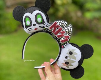ディズニー 耳 ミッキー 耳 キッス ヘビーメタル ミッキーマウス 耳