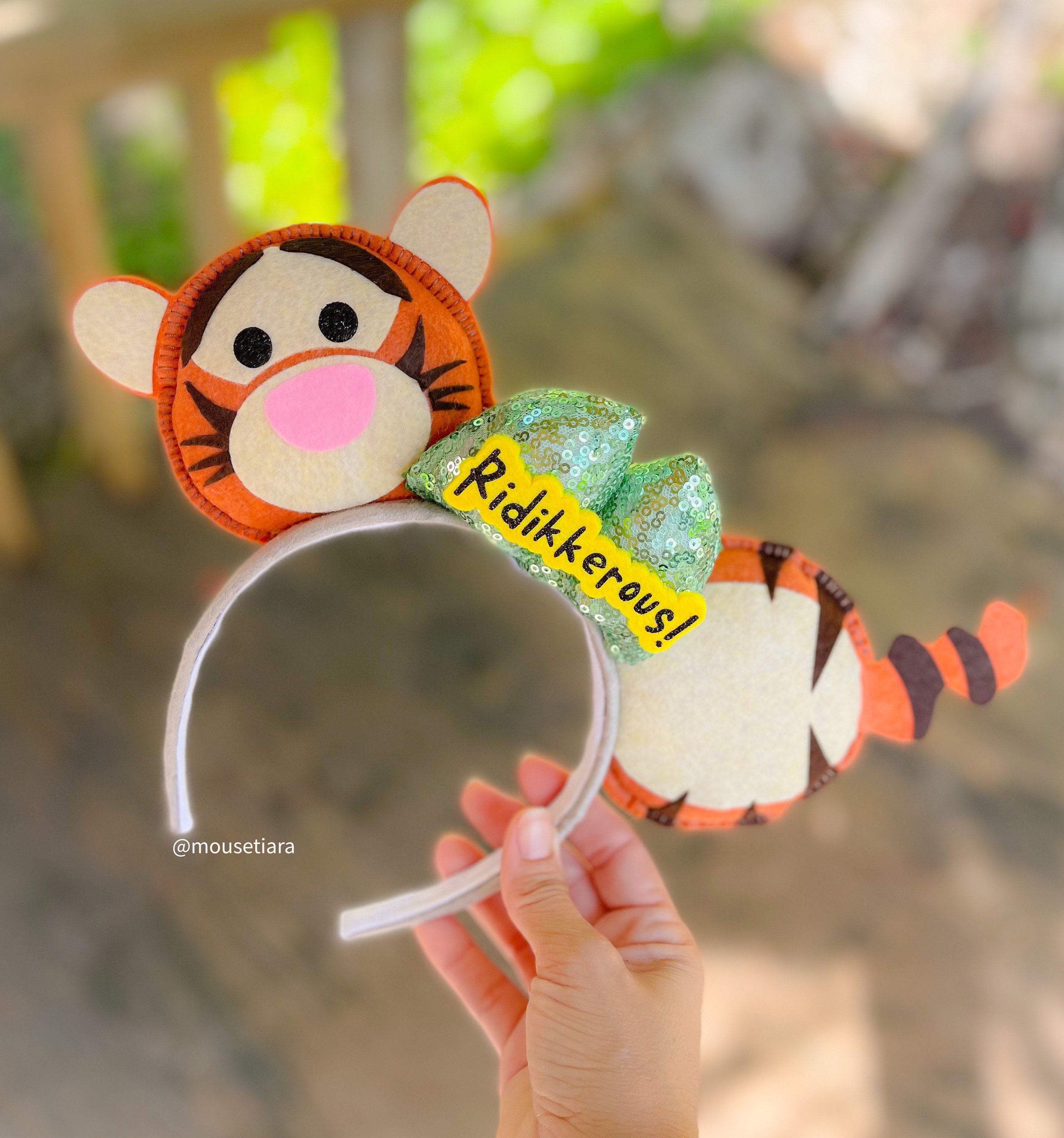 Disney Winnie The Pooh Tigger Mickey Ears Headband DISNEY WINNIE the POOH & TIGGER TSUM TSUM MOUSE EARS  main image 4