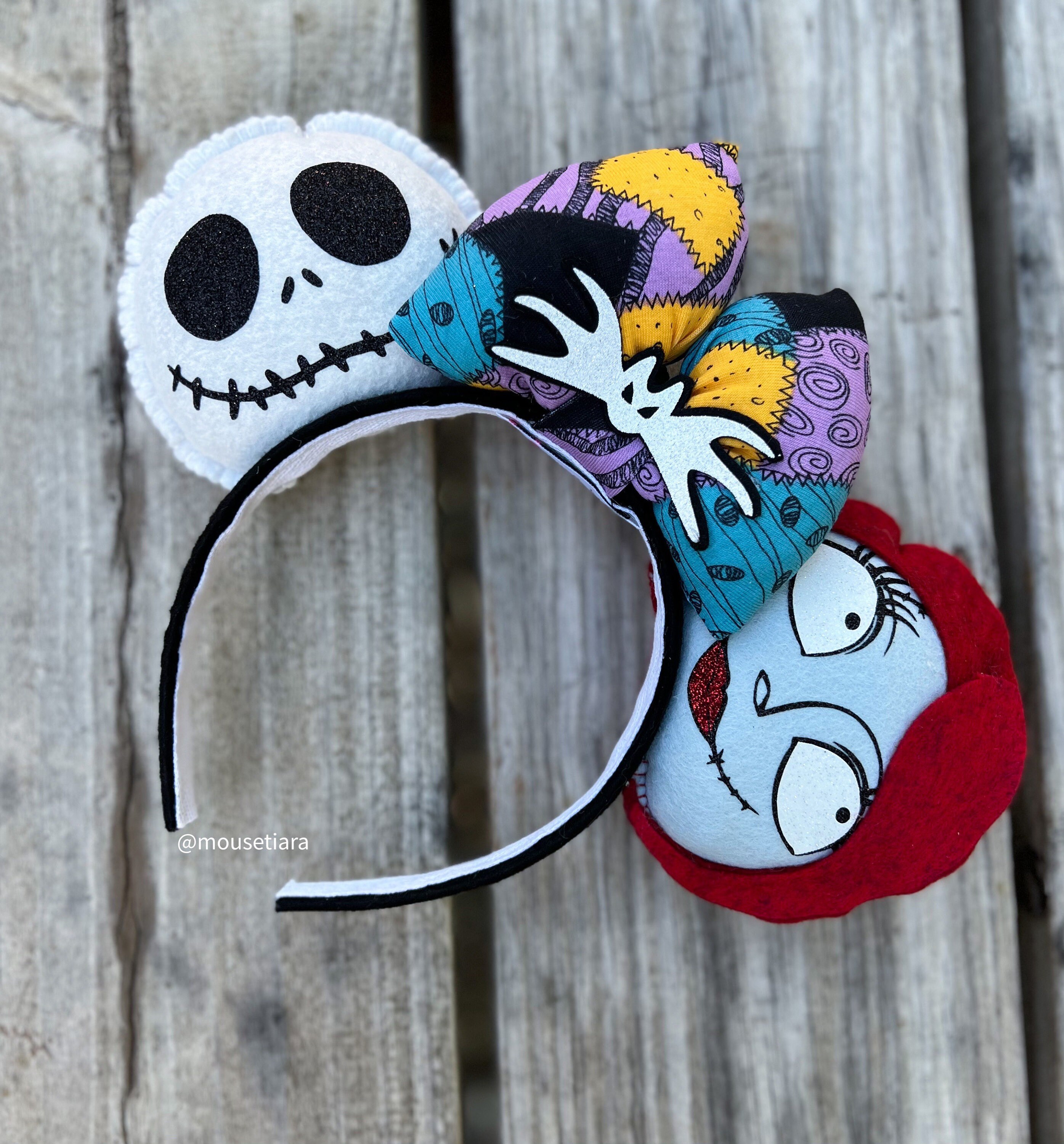 Nightmare Before Christmas Ears Jack and Sally Jack  display picture 3