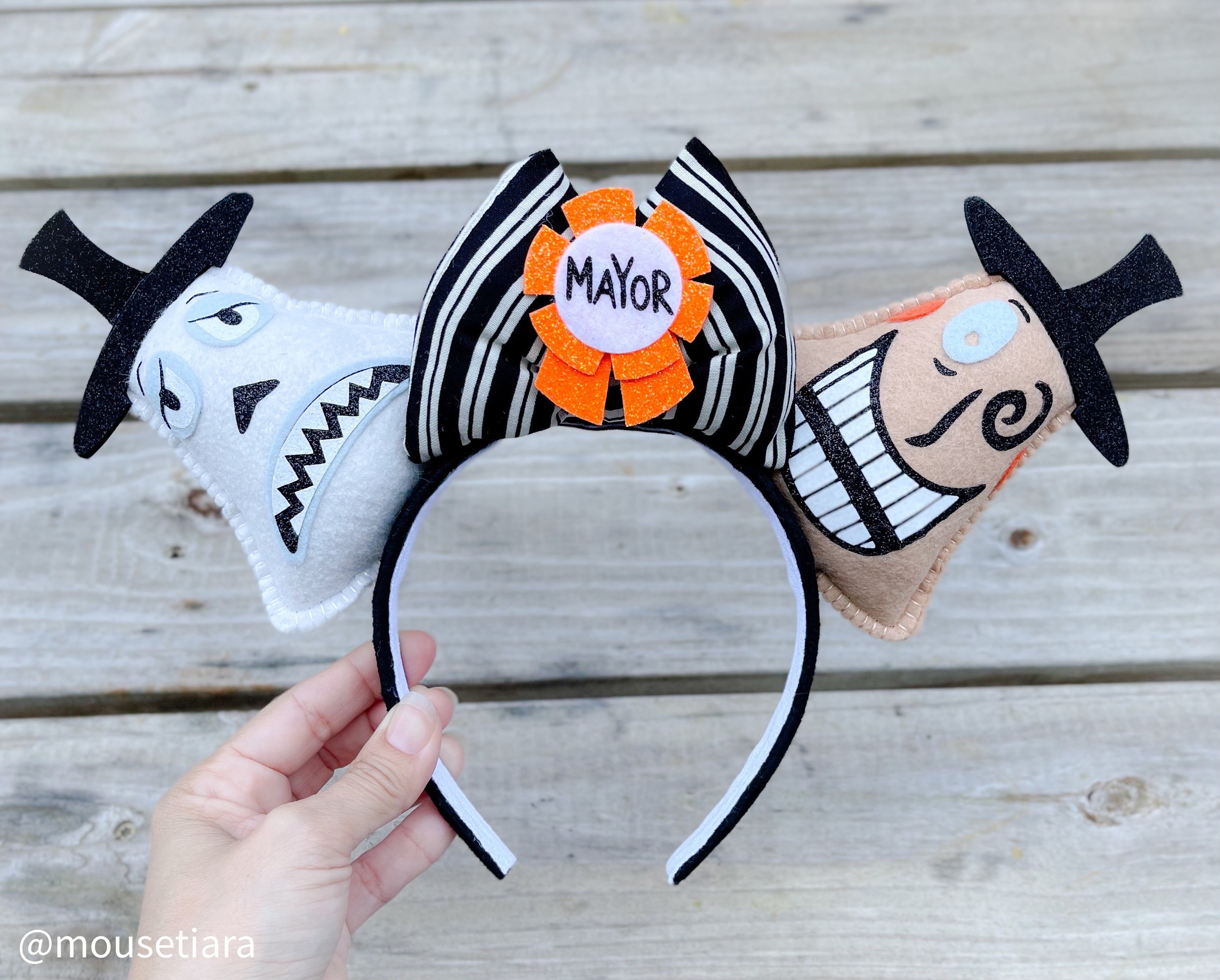 Disney Nightmare Before Christmas Jack Skellington‎ Oogie Boogie Ears Headband New Oogie Boogie Ear Headband Debuts at Disneyland Resort  main image 3