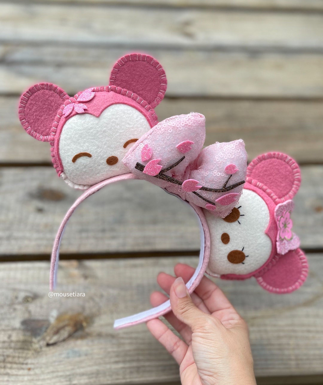 Mickey Ears Minnie Ear Pink Headband Tsum Tsum Ufufy Disney  display picture 1