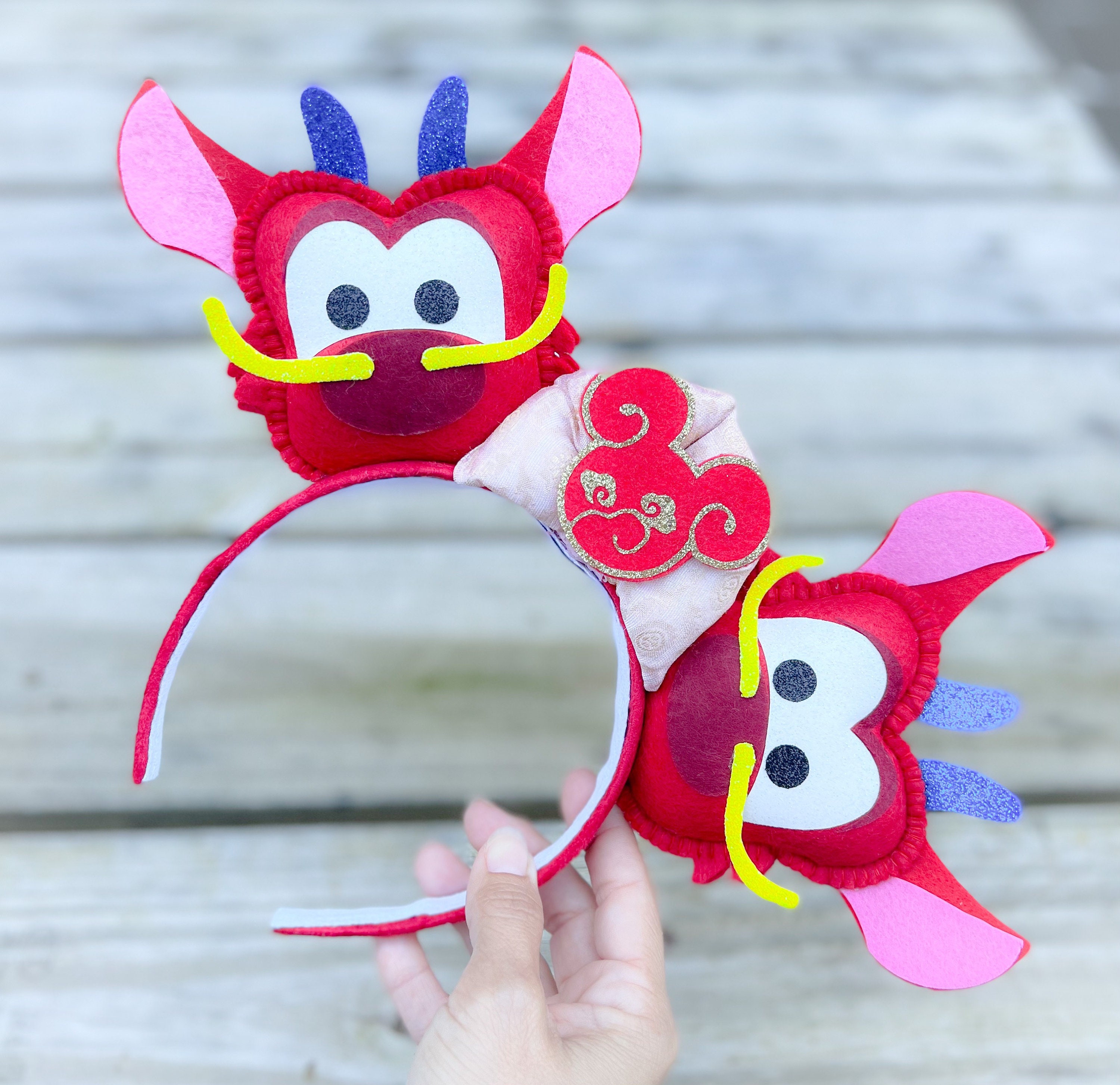 Disney Shanghai Disney Resort Mushu Red Dragon Ear Headband 2024 New Year Lunar New Year Collection on shopDisney - Year of the Dragon  main image 2