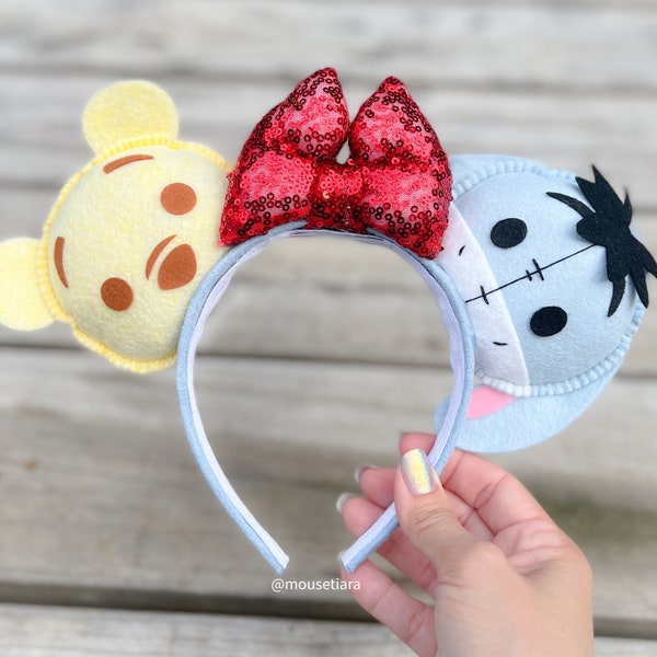 Mickey Ears Disney Ears Tsum Tsum Baby Eeyore & Winnie the Pooh Bear Mickey Ears Headband Tsum Ufufy Disney | Winnie the Pooh and friends