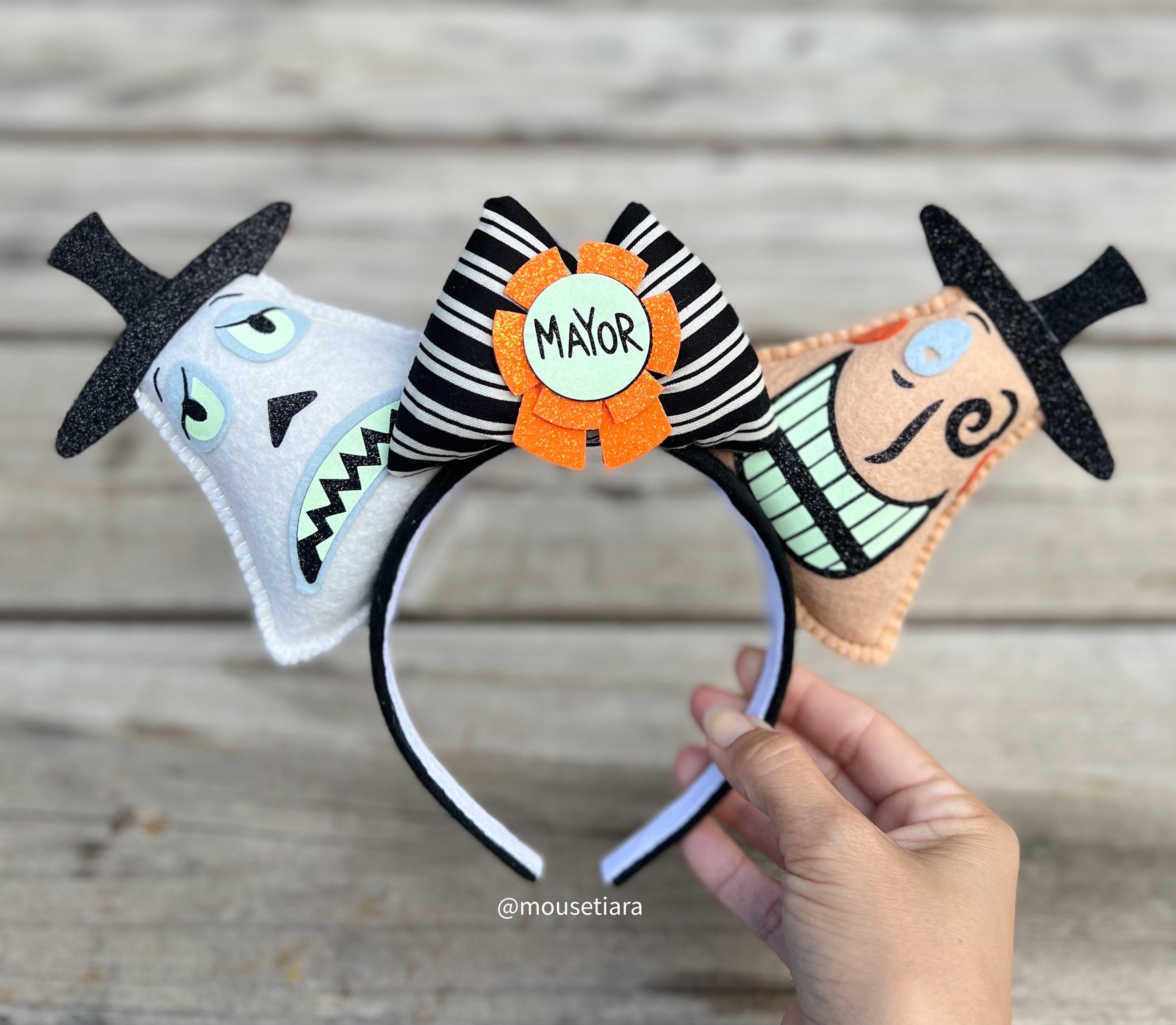 Disney Ears Mickey Ears Mayor Nightmare Before Christmas  display picture 3