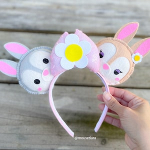Mickey Ears Miss Bunny Thumper Bambi Mouse Ears Headband Tsum Tsum Ufufy Disney Fall | Can be done as Hair Clips Barrettes