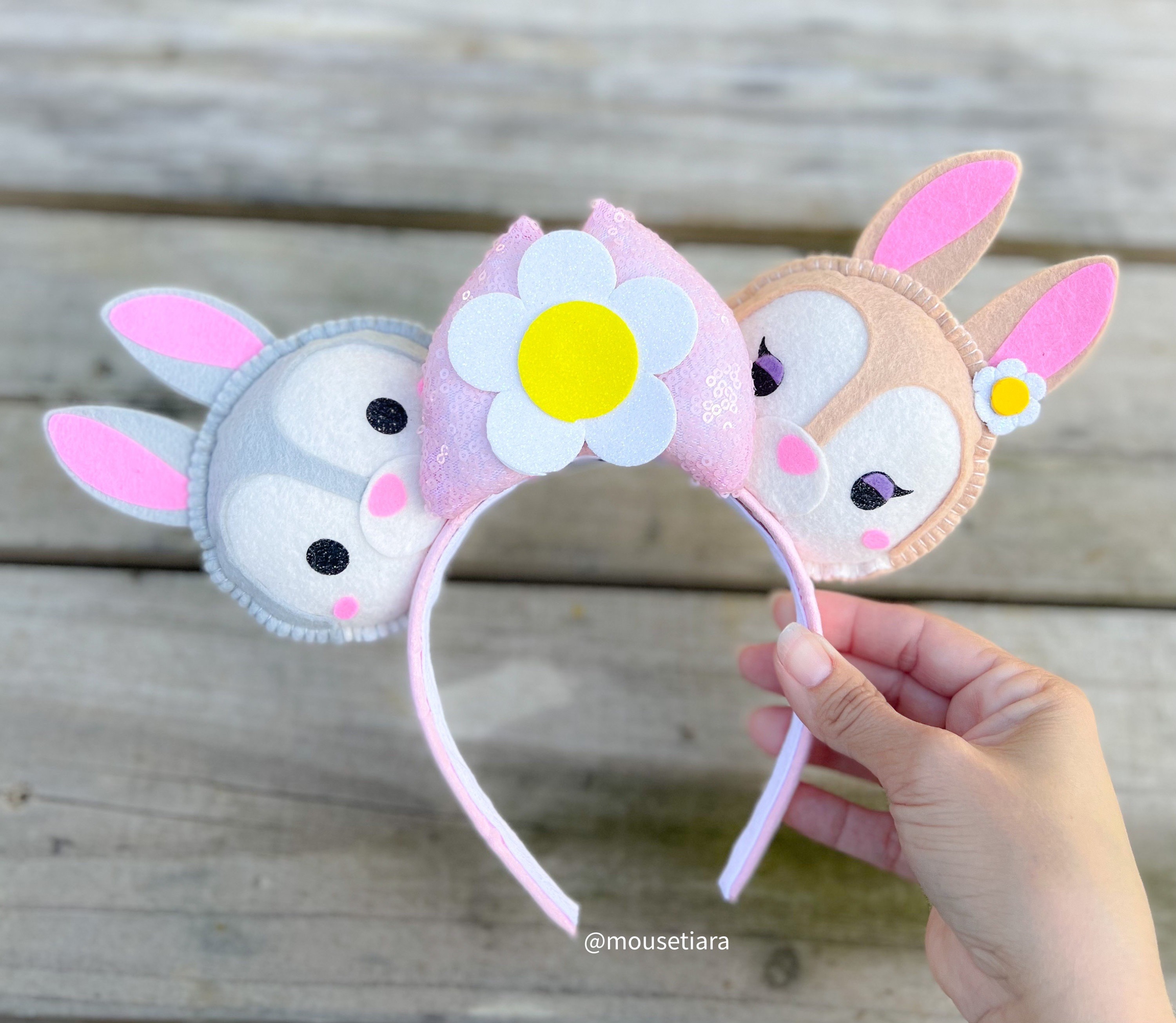 Mickey Ears Miss Bunny Thumper Bambi Mouse Ears Headband Tsum Tsum