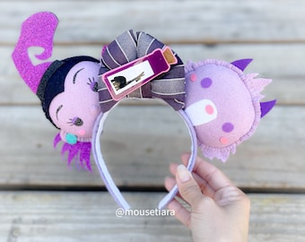 Disney Ears Mickey Ears Emperors New Groove Yzma and Cat Mouse Ears Headband Tsum Tsum  Fall Holiday Christmas Disney Gift