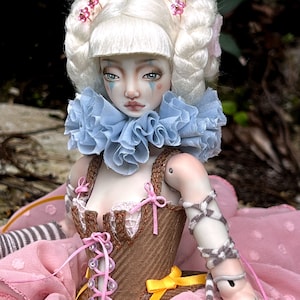 Ooak BJD Doll Full Set Clown Porcelain BJD Doll Made to Order | Forgotten Hearts | FHDolls  Graduation  Gifts for Her or Him