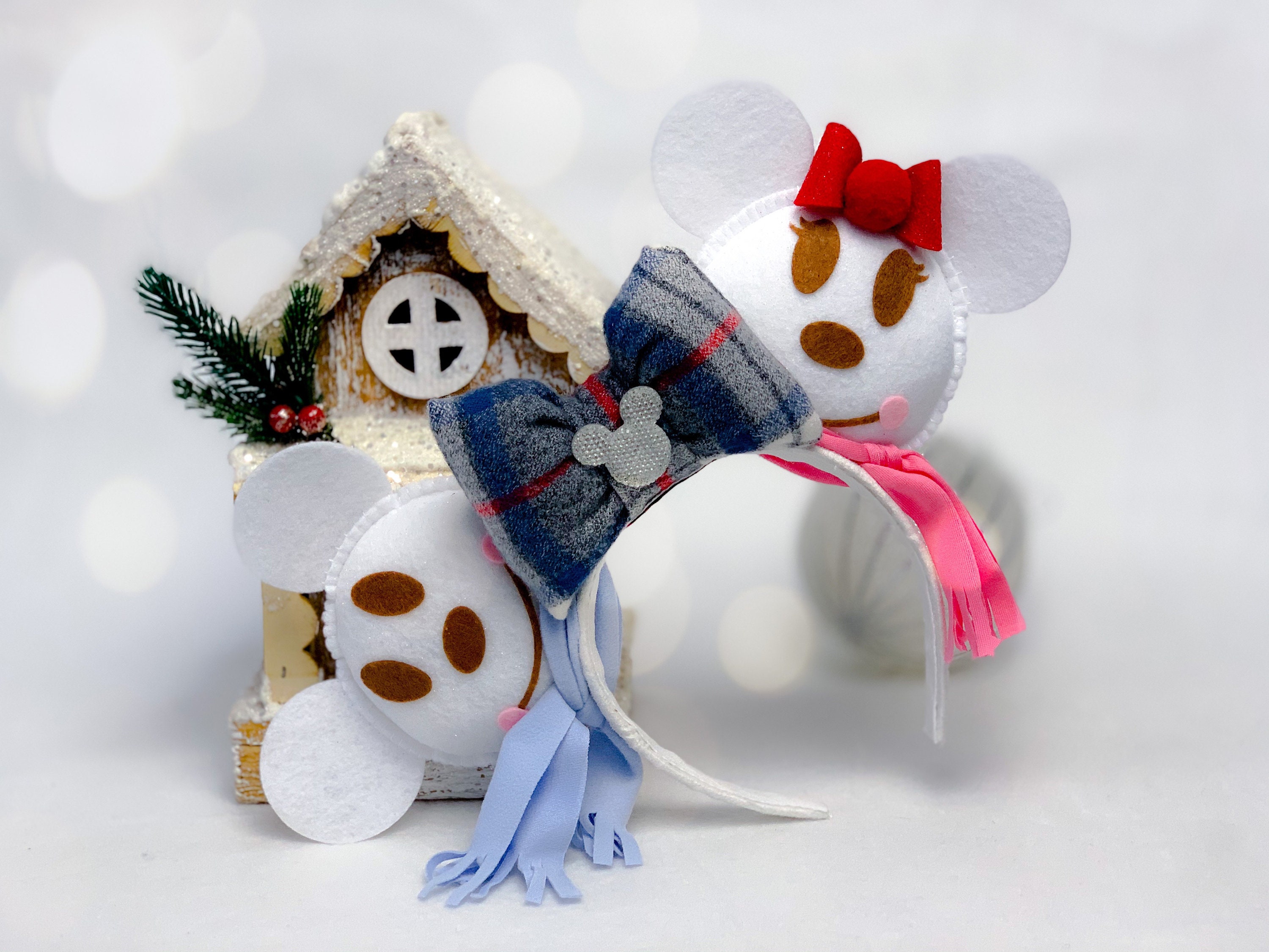 Christmas Mickey Ears | Snowman Mickey Minnie Mouse Ears 