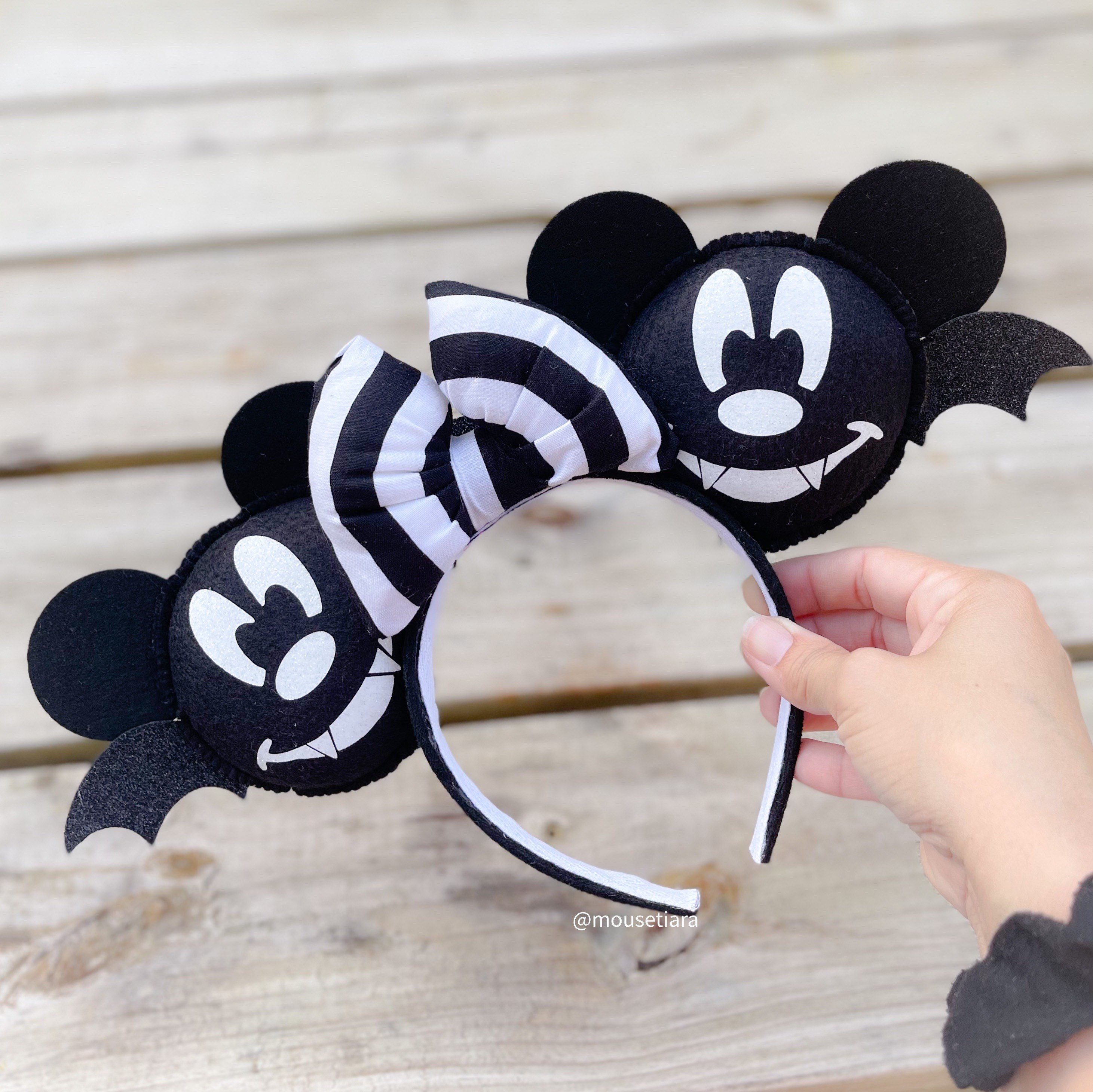 Disney Parks Vampire Mickey Ears- NWT Disney Ears Mickey Ears | Vampire Mickey Minnie Mouse Ears  main image 4