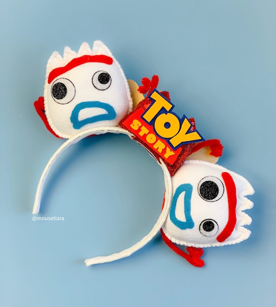 Mickey Ears Toy Story 4 Forky Hand Made Disney Mouse Ears  display picture 3