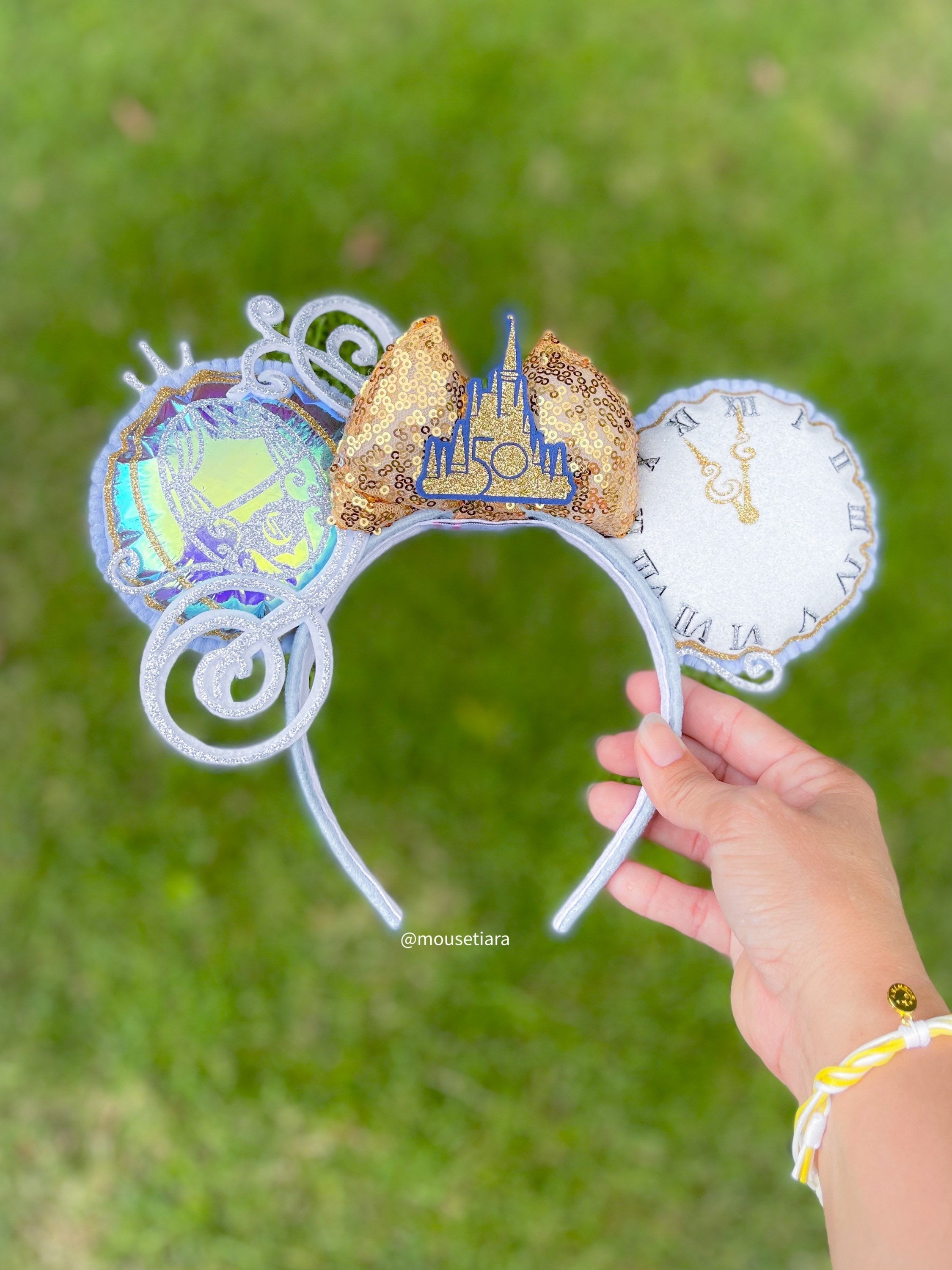 Cinderella Castle 50 Years Anniversary Ears Mickey Mouse Ears