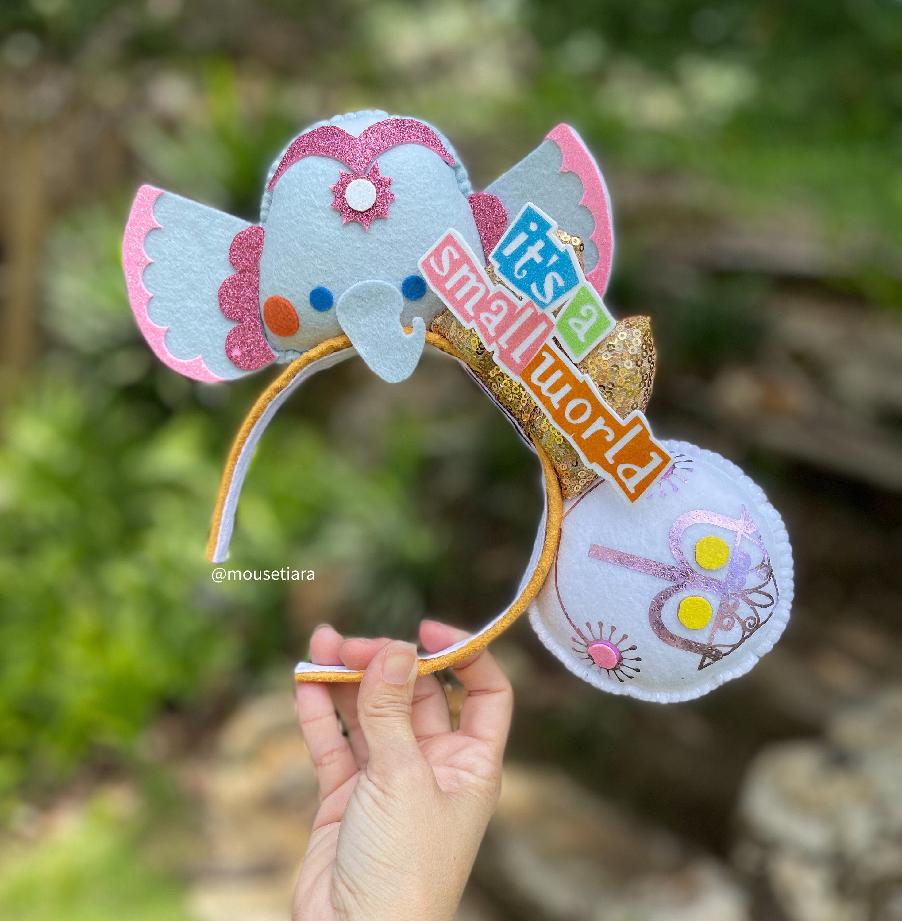 Disney Ears It's a Small World Mickey Mouse Ears Headband Tsum
