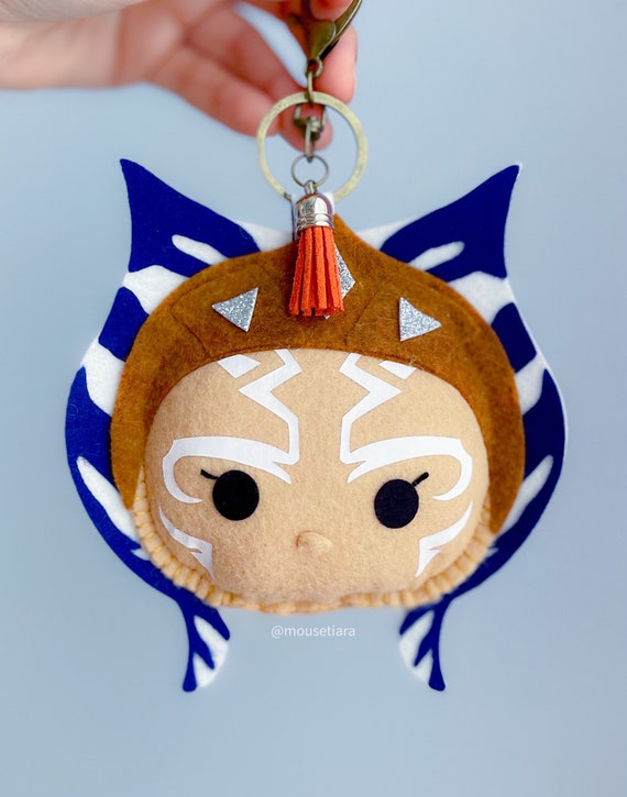 Ahsoka Tano Inspired Keychain for Backpack the Mandalorian Star Wars Valentines Gift Graduation Ears Gift Etsy