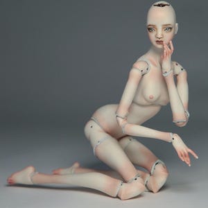 One of a Kind Porcelain Ball Jointed Doll with Wig and Faceup of your choice | FHDolls OOAK BJD DOLL