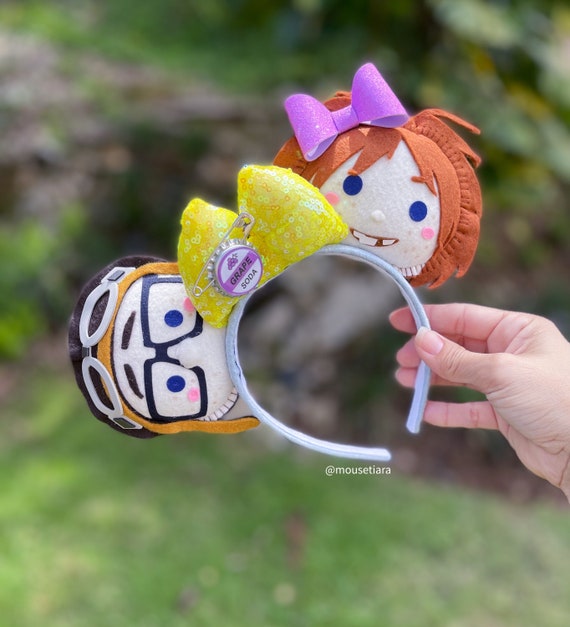 Exclusivo de Disney Parks - Diadema con orejas de Minnie Mickey - Up Grape  Soda