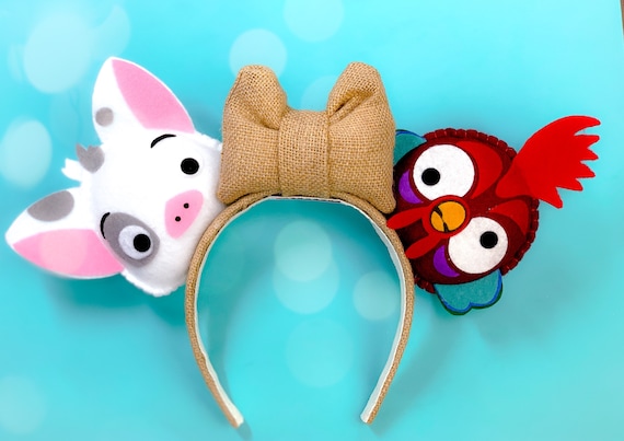 Hand Made Minnie Disney Ears by Me, MouseTiara Mickey Mouse Ears Headband | Lady and the Tramp Inspired  main image 4