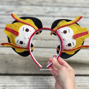 Disney Mickey Ears Queen Amidala Padme Star Wars Clone Wars inspired Mouse Ears Headband  | Can be done as Hair Clips Barrettes
