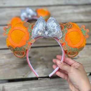Mickey Ears Pumpkin Carriage Princess Boo to you! Not so Scary Halloween party Mickey Mouse Ears Headband Fall Holiday Christmas Gift