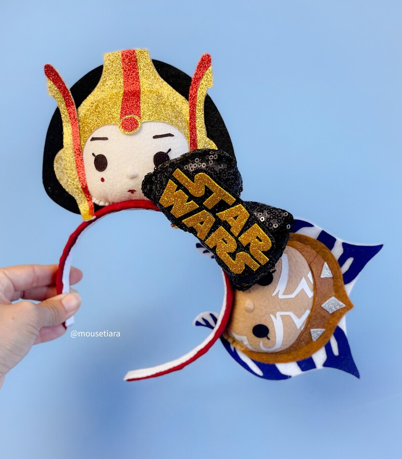 Mickey Ears Ahsoka Tano Queen Amidala Star Wars Clone Wars Etsy